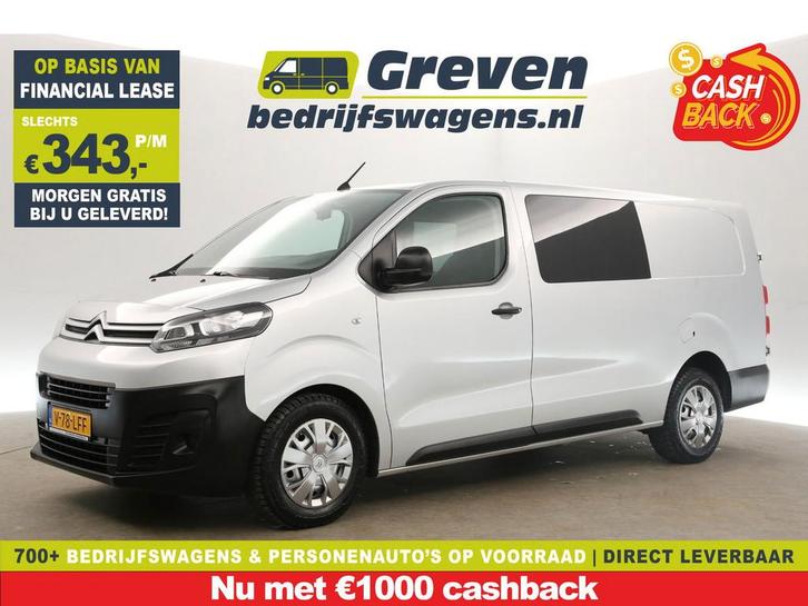 Citroën Jumpy 2.0 BlueHDI L3H1 Marge DC Airco Carplay PDC, Auto's, Bestelauto's, Te koop, Handgeschakeld, Financial lease, Diesel