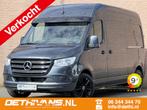 Zakelijke Lease |  Mercedes-Benz Sprinter 214CDI 143PK 9G-Tr, Automaat, Stof, Gebruikt, Zwart