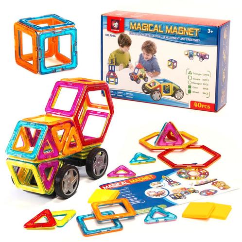 Magnetic Toys magnetische bouwblokken - Magnetisch speelgoed, Kinderen en Baby's, Speelgoed | Overig, Ophalen of Verzenden