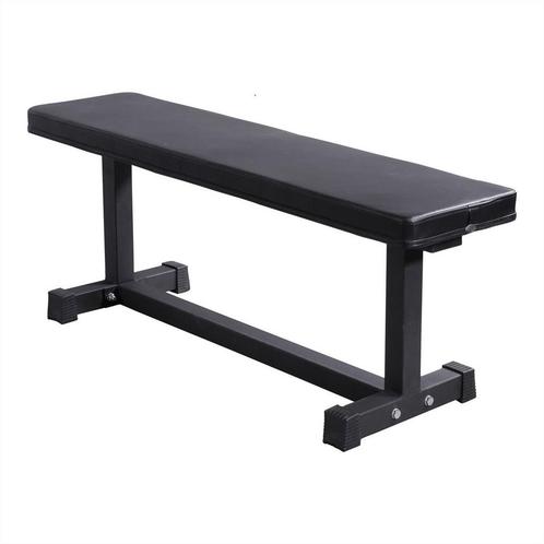 Lifemaxx Crossmaxx Flat Bench - Fitnessbank, Sport en Fitness, Fitnessmaterialen, Fitnessbank, Verzenden