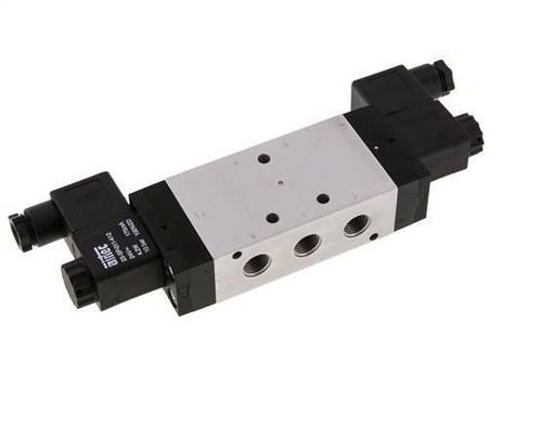 5/3 G1/4 Middendruk Magneetventiel 24V DC, Doe-het-zelf en Verbouw, Gereedschap | Machine-onderdelen en Toebehoren, Nieuw, Verzenden