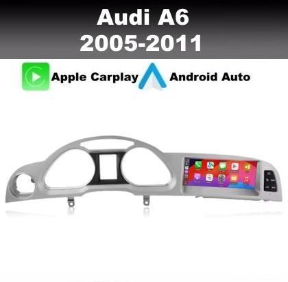 Audi A6 2005-2011 navigatie android 14 dab+ apple carplay, Auto diversen, Autoradio's, Nieuw, Ophalen of Verzenden