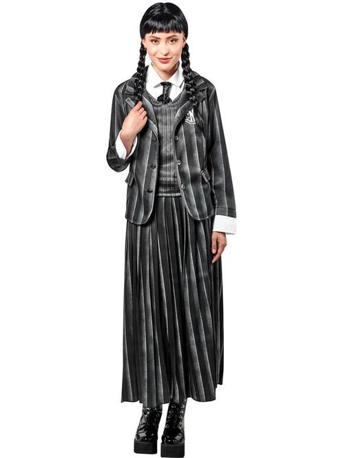 Halloween Kostuum Wednesday Addams Uniform, Hobby en Vrije tijd, Feestartikelen, Nieuw, Verzenden