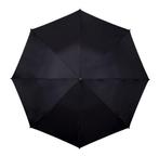 Impliva Grote Golfparaplu - Double Ribs - Zwart, Verzenden, Nieuw