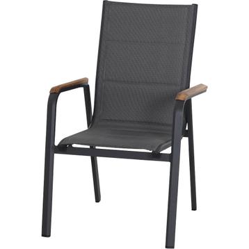 Siena Garden Tesoro stapelstoel aluminium/anthraciet - beschikbaar voor biedingen