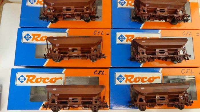 Roco H0 - 46135 - Modeltrein goederenwagon (6) - 6x, Hobby en Vrije tijd, Modeltreinen | H0