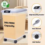 Voerton - Voedselcontainer - Voercontainer - 30L - Transpara, Dieren en Toebehoren, Verzenden