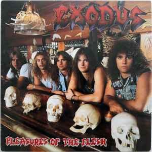 LP gebruikt - Exodus - Pleasures Of The Flesh, Cd's en Dvd's, Vinyl | Hardrock en Metal, Zo goed als nieuw, Verzenden