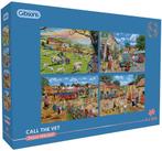 Trevor Mitchell - Call the Vet Puzzel (4x500 stukjes) |, Hobby en Vrije tijd, Denksport en Puzzels, Verzenden, Nieuw