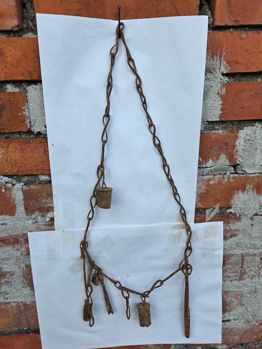 Amulet - Dogon - Mali - Dogon rituele ketting (Zonder, Antiek en Kunst, Kunst | Niet-Westerse kunst