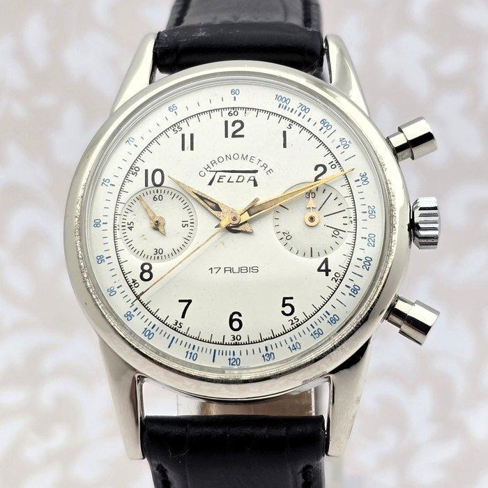 Chronographe Suisse - Telda - Cal. Vênus 188 - Zonder, Sieraden, Tassen en Uiterlijk, Horloges | Heren