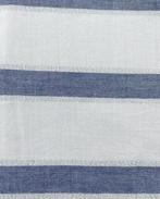 Katoen Lurex Streep Blauw, Hobby en Vrije tijd, Stoffen en Lappen, Nieuw, Blauw