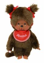 Monchhichi pop bruin meisje met rod van €24,99 voor €19,99, Ophalen of Verzenden, Nieuw