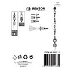 Benson Tuinslangkoppelingen set - 5-delig - inclusief spu..., Tuin en Terras, Tuinslangen, Ophalen of Verzenden, Nieuw