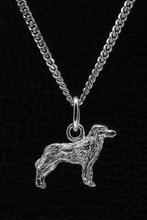 Zilveren Kromfohrlander gladhaar ketting hanger - klein, Verzenden, Nieuw
