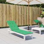 vidaXL Terrasstoelkussen (75+105)x50x4 cm groen, Huis en Inrichting, Woonaccessoires | Kussens, Verzenden, Nieuw, Groen