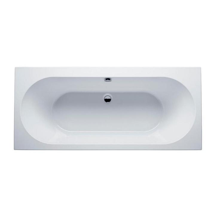 Ligbad Duo Wiesbaden Portus Inbouw 180x80x50 cm Wit, Doe-het-zelf en Verbouw, Sanitair, Bad, Nieuw, Ophalen of Verzenden