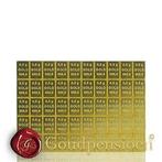 25 gram gouden Combibar (50 x 0,5 gram) 999,9 Puur Goud, Postzegels en Munten, Edelmetalen en Baren, Ophalen of Verzenden, Goud