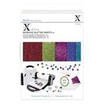 Xcut Xtra A5 Adhesive Glitter Sheets (10pcs) (XCU 174408), Hobby en Vrije tijd, Knutselen, Nieuw