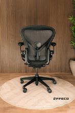 Herman Miller Aeron Remastered Onyx (Zwart), Verzenden, Zwart, Zo goed als nieuw, Bureaustoel