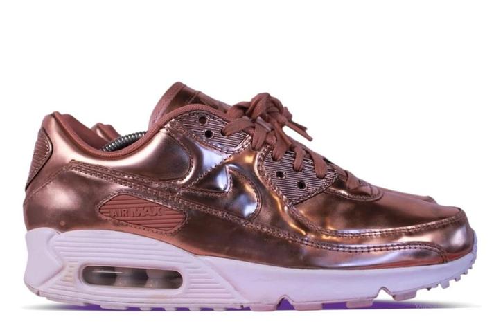 Nike Air Max 90 Metallic Rose Gold • 42.5, Kleding | Dames, Schoenen, Sneakers of Gympen, Ophalen of Verzenden