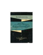 1960 VOLKSWAGEN KARMANN GHIA INSTRUCTIEBOEKJE DUITS, Auto diversen, Handleidingen en Instructieboekjes