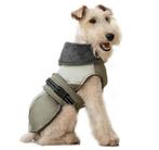 Honden winterjas groen met bontkraag (Hondenjas), Dieren en Toebehoren, Ophalen of Verzenden, Nieuw, Hondenjas