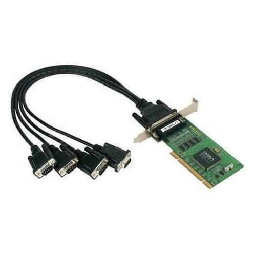 Bieden: Moxa Universal PCI serial interface board CP-104UL, Watersport en Boten, Navigatiemiddelen en Scheepselektronica, Kabel of Apparatuur