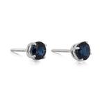 Oorbellen Platina - 2.01ct. tw. Saffier - Prachtige, Sieraden, Tassen en Uiterlijk, Oorbellen, Nieuw