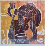 Dang Lebadang (1921-2015) - Castro – Kubistische Komposition