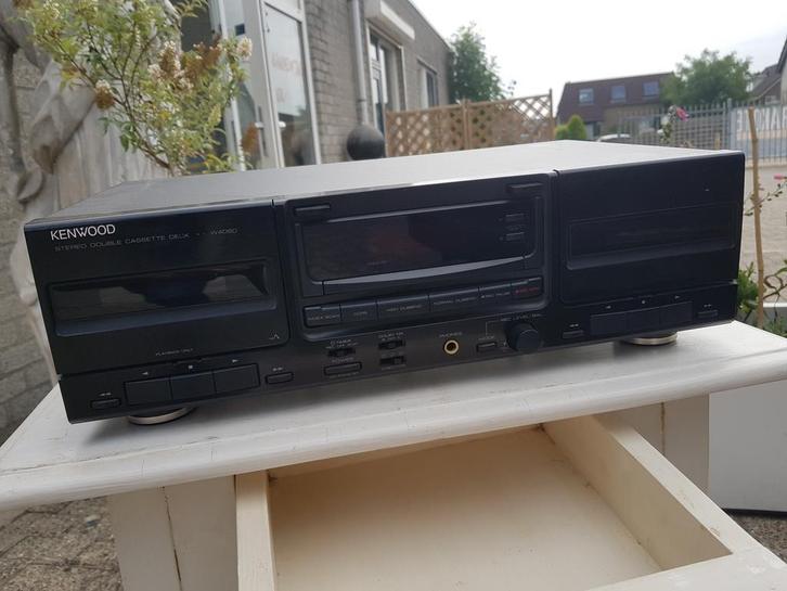 Kenwood dubbele casettedeck type KX-W4060, Audio, Tv en Foto, Cassettedecks, Dubbel, Kenwood, Ophalen