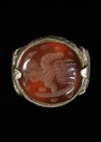 Islamitische Ottomaanse/Bedoeïnenstijl zilveren metaal Ring