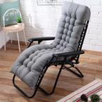 Gardlov Grijze Gestikte Tuinligstoelkussen - Optimaal Com..., Ophalen of Verzenden, Nieuw