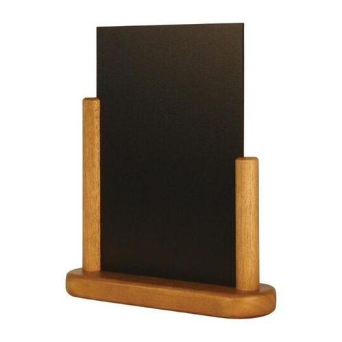 Securit tafelkrijtbordje teak 28x20cm, Zakelijke goederen, Horeca | Overige, Verzenden