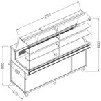 Gekoelde &amp; verwarmde vitrine toonbank en &amp;, Zakelijke goederen, Horeca | Keukenapparatuur, Verzenden, Nieuw in verpakking