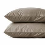 Sleeptime 2-PACK Velvet Kussensloop Taupe, Huis en Inrichting, Verzenden, Nieuw, Hoeslaken of Sloop