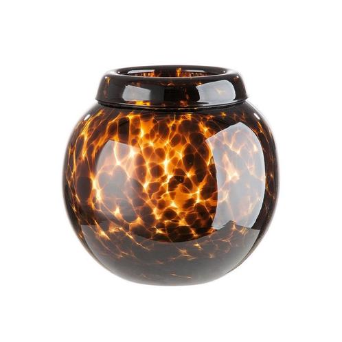 Glazen ronde vaas “Jungle”, Huis en Inrichting, Woonaccessoires | Wanddecoraties, Nieuw, Verzenden