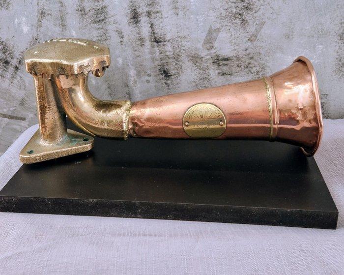 Misthoorn - Kockums Mek. Verkstad - Koper, Messing, Antiek en Kunst, Curiosa en Brocante