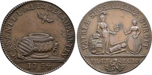Jeton 1754 Metz Stadt:, Postzegels en Munten, Munten | Europa | Niet-Euromunten, Verzenden