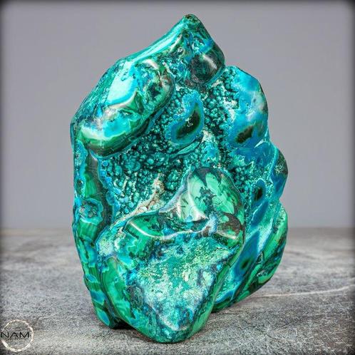Natuurlijke ruwe azuriet, malachiet en chrysocoll Vrije, Verzamelen, Mineralen en Fossielen