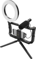 Gadget Monster Vlogging Kit - LED Ring - Frame - Tripod voor, Verzenden, Nieuw