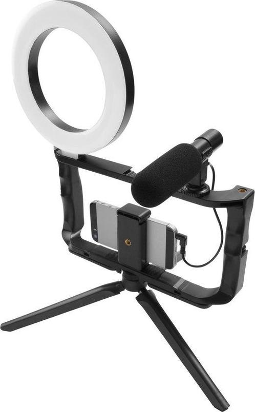 Gadget Monster Vlogging Kit - LED Ring - Frame - Tripod voor, Diversen, Overige Diversen, Nieuw, Verzenden