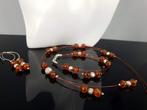 Staal, Zilver, Baltische barnsteen armband Lengte 20 cm -