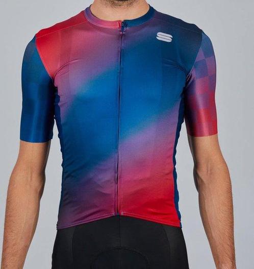 Sportful - Maat 3XL - Rocket Fietsshirt Heren - Rood, Blauw, Sport en Fitness, Wielrennen, Verzenden