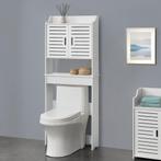Ombouwkast wasmachine Storfors toilet 155x62x20 cm wit