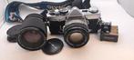 Olympus Olympus OM-2 + Zuik 50mm/F1.8+MC Soligor Zoom Macro, Nieuw