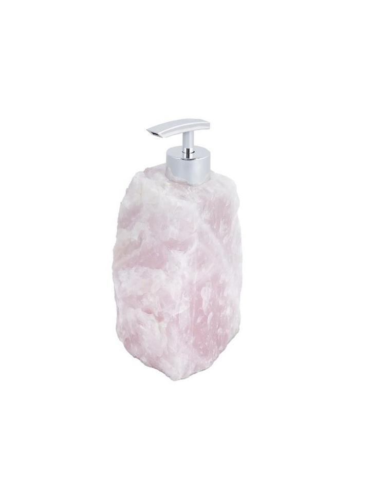 Rozekwarts Zeepdispenser - Navulbaar - ca. 1,7kg (Kristal), Antiek en Kunst, Antiek | Glas en Kristal, Ophalen of Verzenden