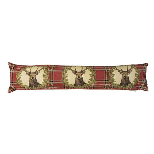 gobelin Tochtrol groen geruit hert 20x90cm, Huis en Inrichting, Woonaccessoires | Overige, Verzenden