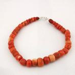 Bloedkoraal - Zilver - Armband - handgemaakt