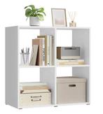 Boekenkast met 4 Vakken – Moderne Houten Open Kast 60x60 cm, Verzenden, Nieuw